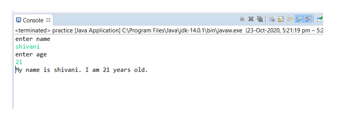 Understanding Java Input and Output
