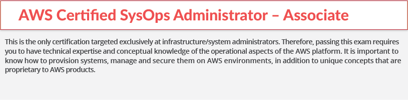 aws certification-sysops-associate