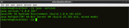 Check Java version - Install Hadoop - Edureka