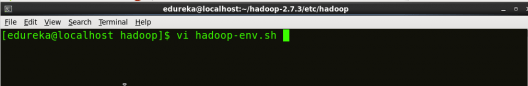 编辑Hadoop-env - 安装 Hadoop - Edureka