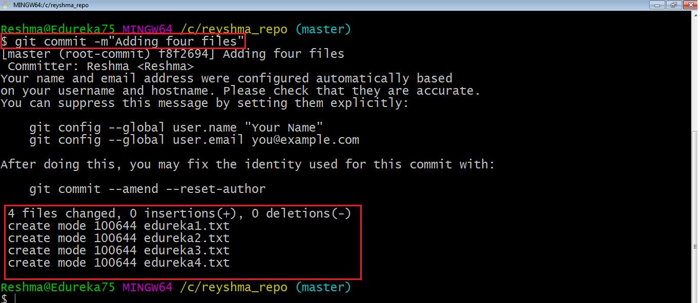 Git Commit - Git Tutorial - Edureka