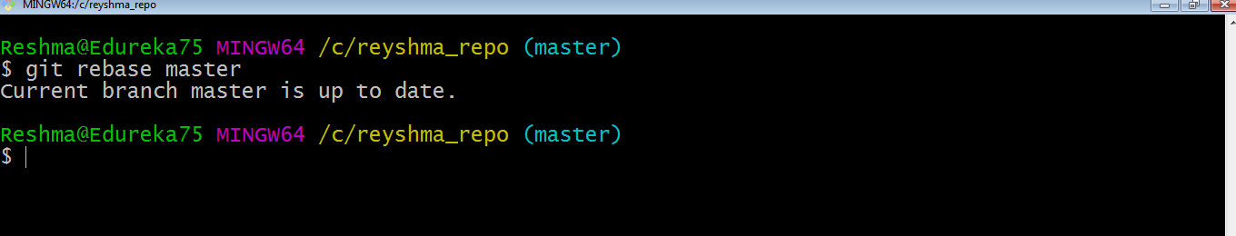 Rebase - Git Tutorial - Edureka