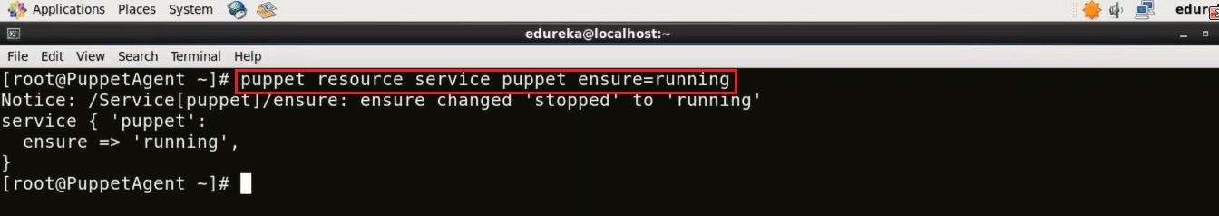 Start Puppet Agent - Install Puppet - Edureka