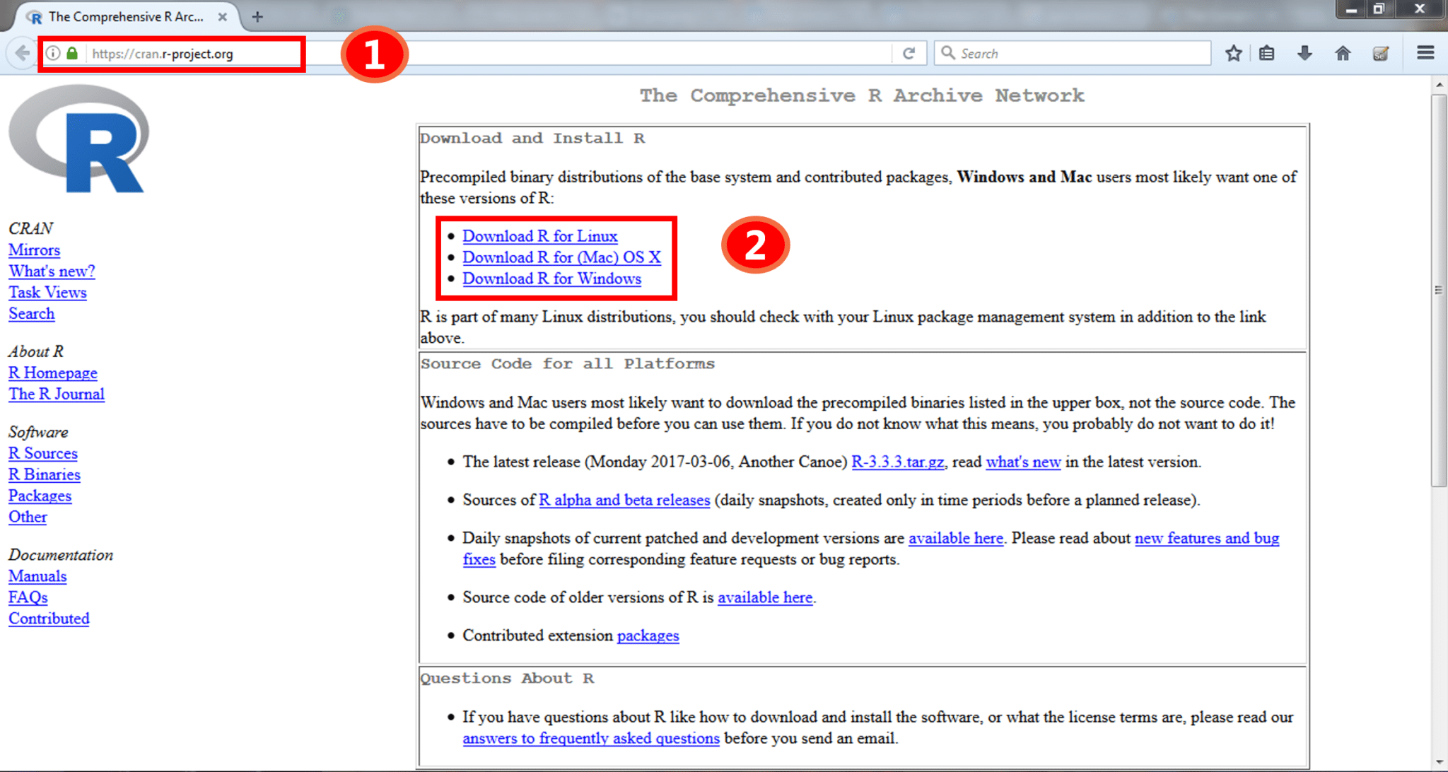 downloading rstudio