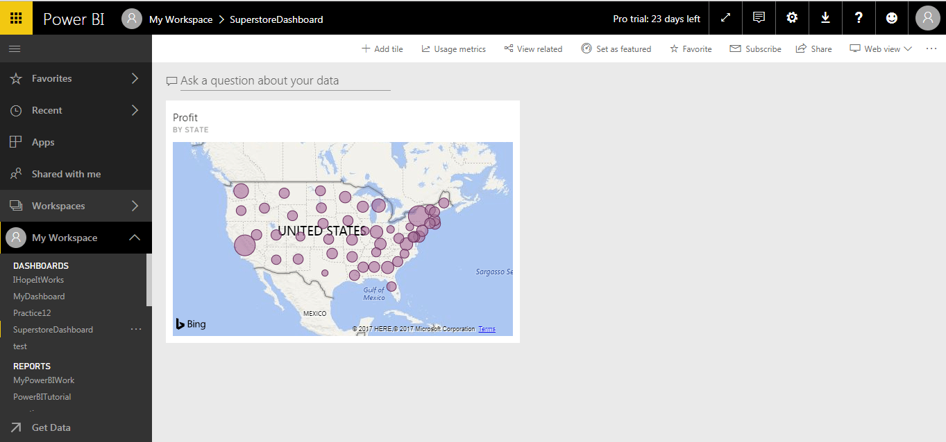 visual - Power BI Dashboard - Edureka