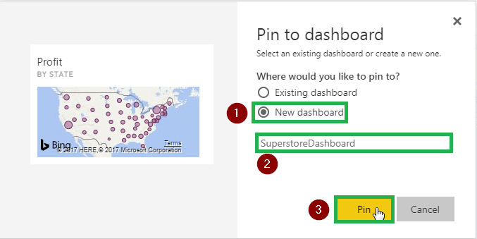 PinVisual - Power BI Dashboard - Edureka