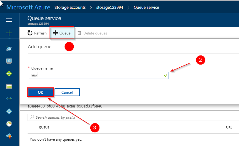 azure storage queue fifo