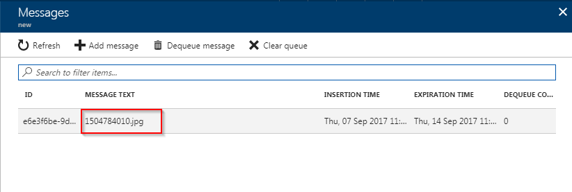 azure storage queue fifo