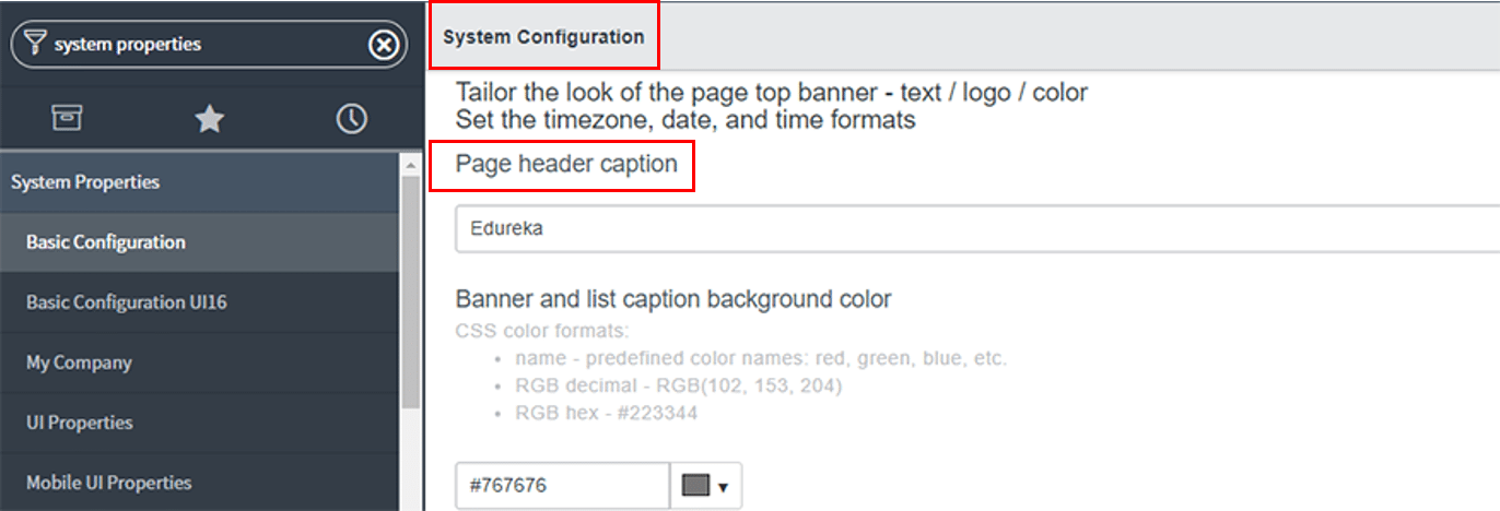 System_Configuration-Servicenow-Edureka