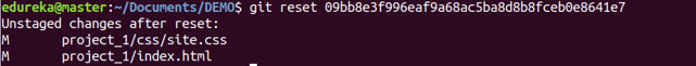 Git重置命令-Git命令-Edureka