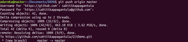 pull master git commands