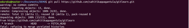 Git Pull Command - Git Commands - Edureka
