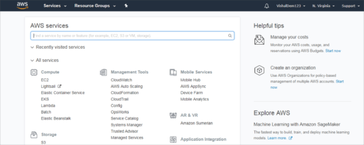 AWS Management Console | AWS Console Interface | Edureka