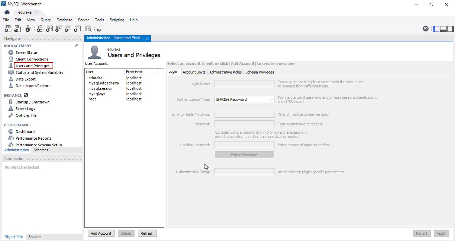 export database mysql workbench