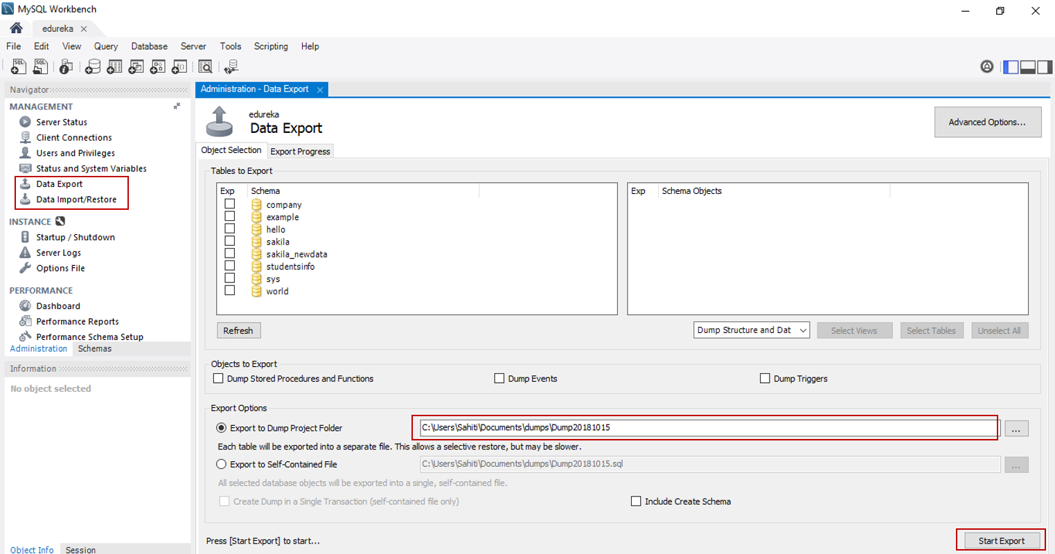 import database mysql workbench