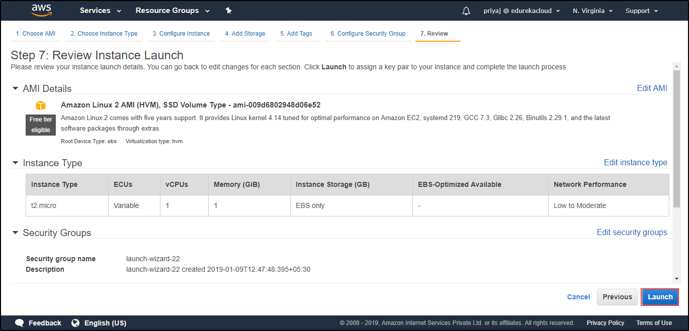 Create EC2 Instance-How To Restore EC2 From Snapshot-Edureka