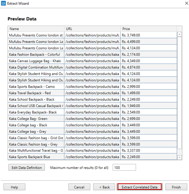 Extract Correlated Data - UiPath Automation Examples - Edureka
