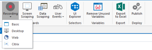 Which Recording Profile Generates Full Selectors