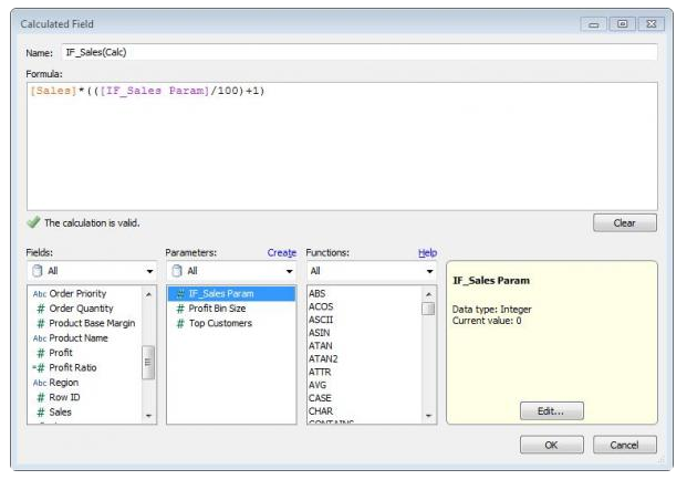 Using a Parameter in a Calculation - Parameters in Tableau - Edureka