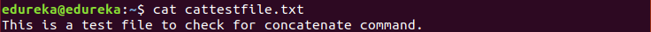 cat - Linux 教程 - Edureka