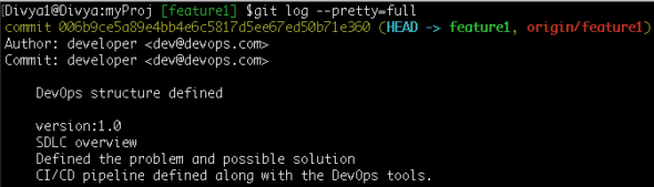 Git log format history | Use Git log to format the commit history | Edureka