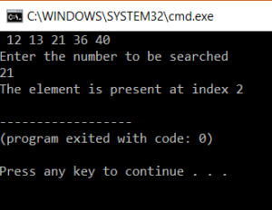 How to write Binary Search In C Program with Examples?