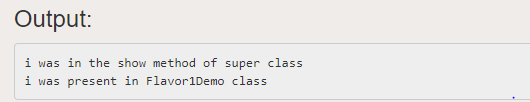 Output - Inner Class In Java - Edureka
