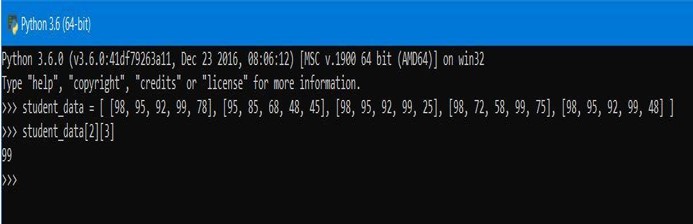 2d Arrays In Python Implementing Arrays In Python Edureka