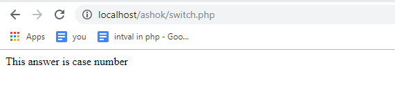 Example- switch case in php- Edureka