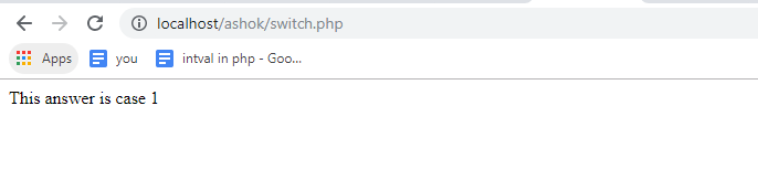 Example- switch case in php- Edureka