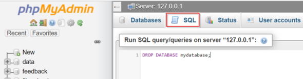How to Create and Delete a Database in phpMyAdmin | Edureka