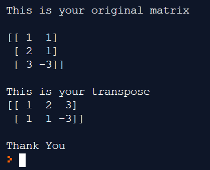 Matrix In Python | Matrix Manipulation In Python | Edureka