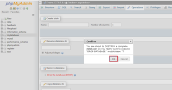 How to Create and Delete a Database in phpMyAdmin | Edureka