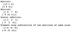 How to Implement Matrices in Python using NumPy? | Edureka
