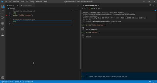 visual studio python visual studio python