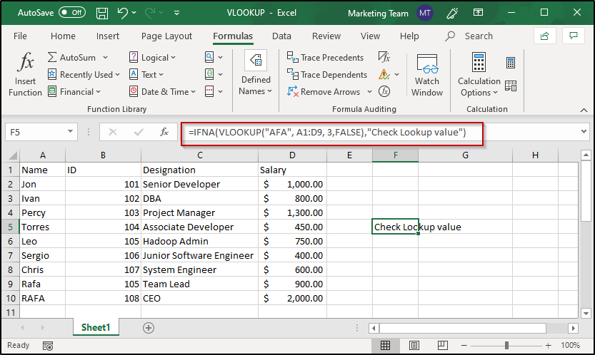 Ошибка ref в excel vlookup