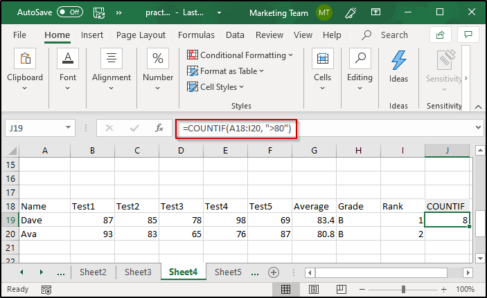 countif excel formulas-Edureka