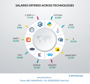 Infographic - Top 10 Programming Languages to Learn in 2020 - Edureka Blog