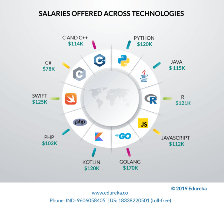 Infographic - Top 10 Programming Languages to Learn in 2020 - Edureka Blog