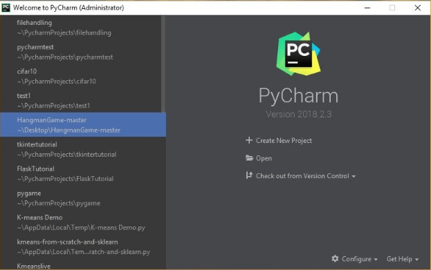 pycharm educational previous versions