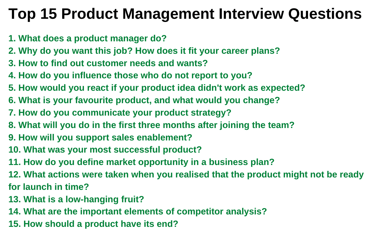 The Product Manager Interview 167 Actual Questions And Answers Pdf Download