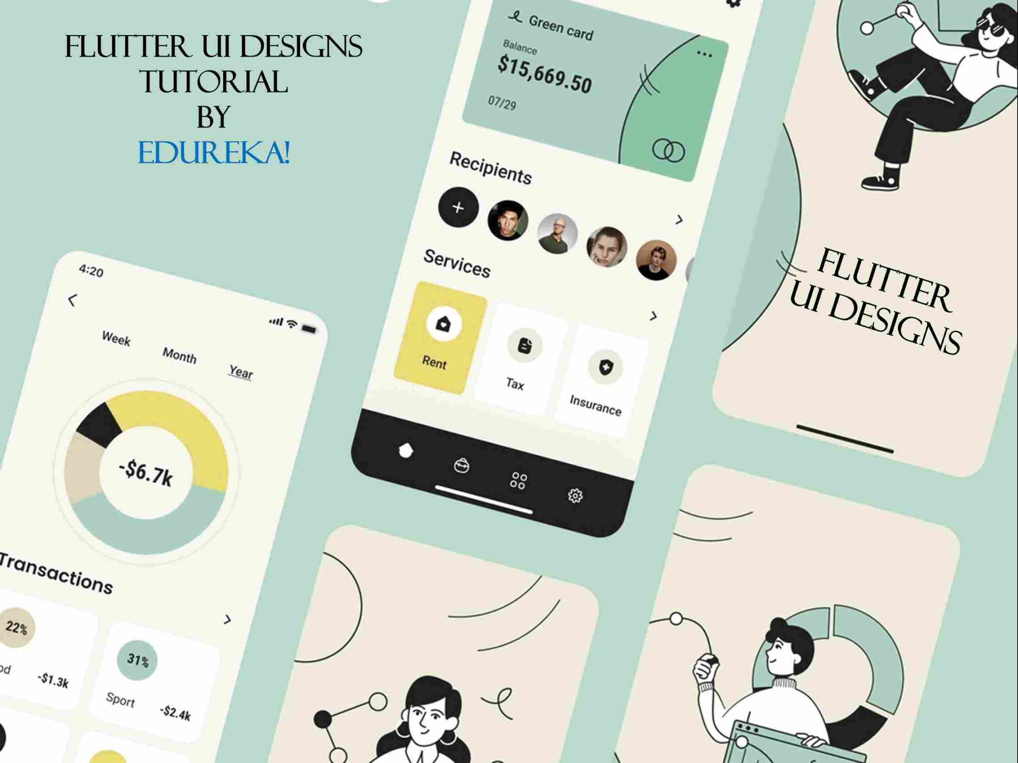 Flutter UI Designs Tutorial - Start Your Flutter App Development - Edureka