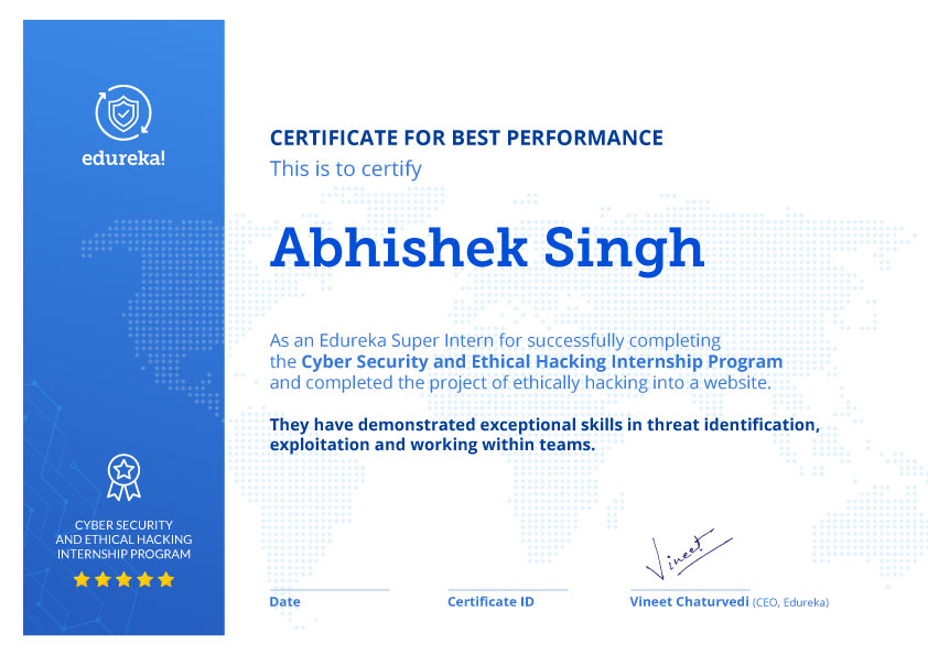 Cyber Security Internship Program | Ethical Hacking Internship