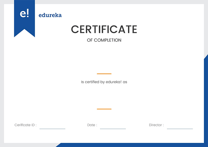 Edureka Digital Marketing Course Review - Certificate